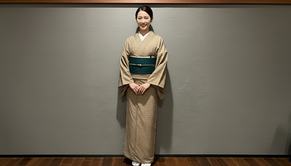 Bingo woven cotton "Plain weave (blue lapis lazuli)" Single layer 