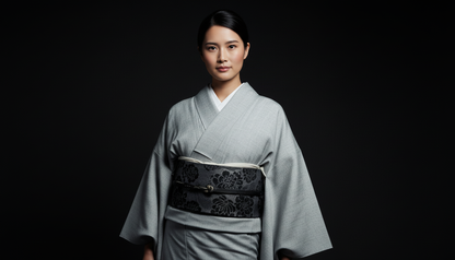 Bingo woven cotton "Plain weave (blue lapis lazuli)" Single layer 