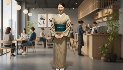 Bingo woven cotton "Plain weave (blue lapis lazuli)" Single layer 