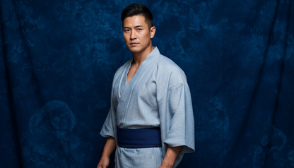 Bingo woven cotton "Plain weave (blue lapis lazuli)" Single layer 