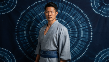 Bingo woven cotton "Plain weave (blue lapis lazuli)" Single layer 