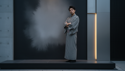 （SUI MEN)古布紬木綿着物