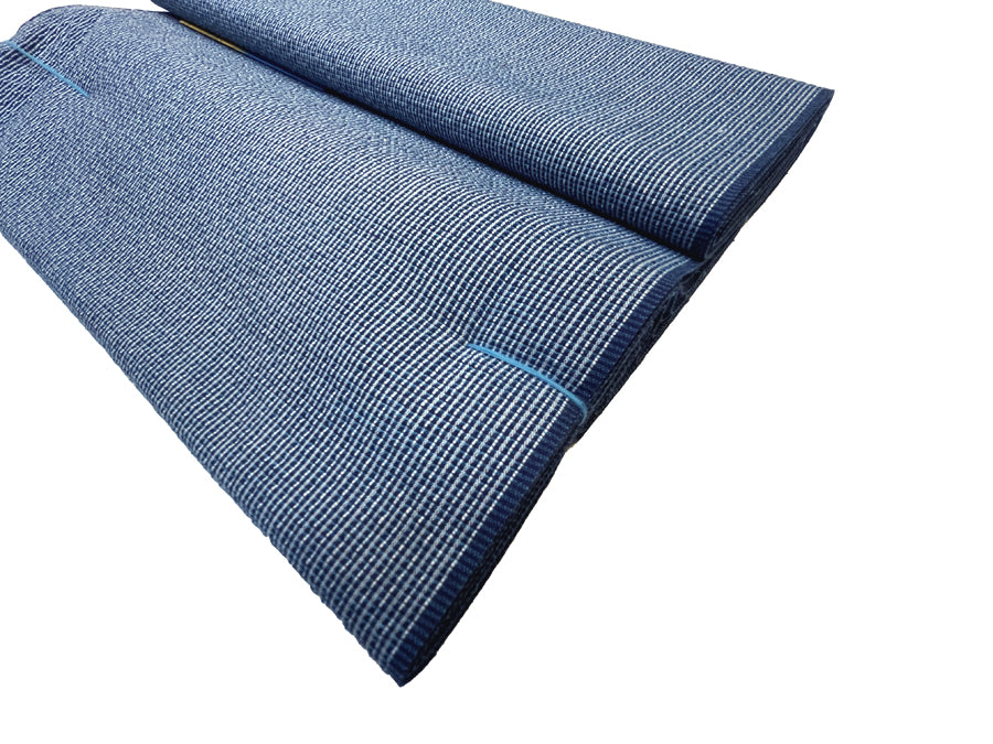 Awashoai Shijira weave/navy blue with indigo stripes (single tailoring included) 