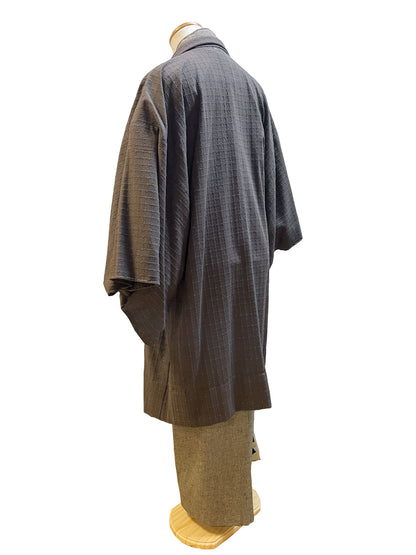 (SUI MEN) Cotton Haori "Sudare Stripe" Men's Ready-to-Wear (L) Size 