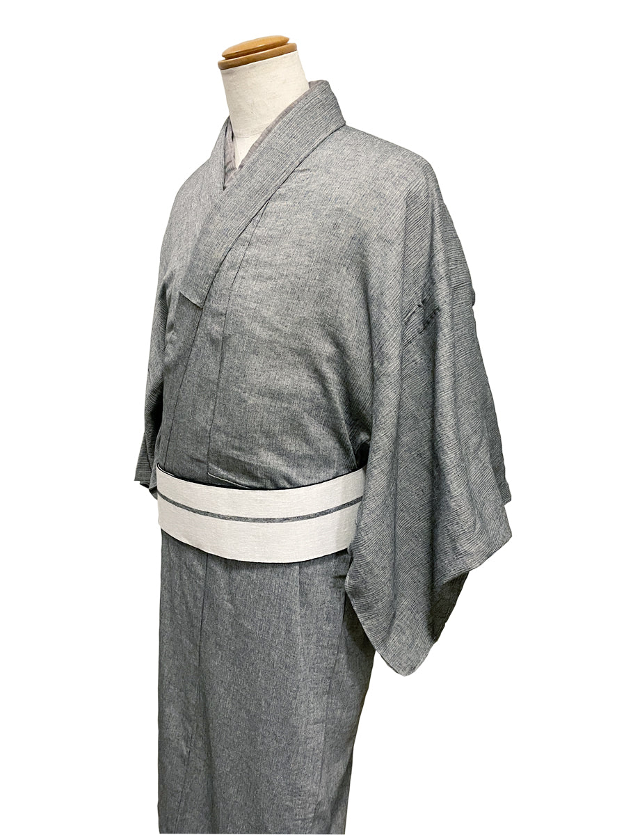 (SUIMEN) "Takashima Chijimi (linen blend yarn-dyed) willow" with single tailoring 