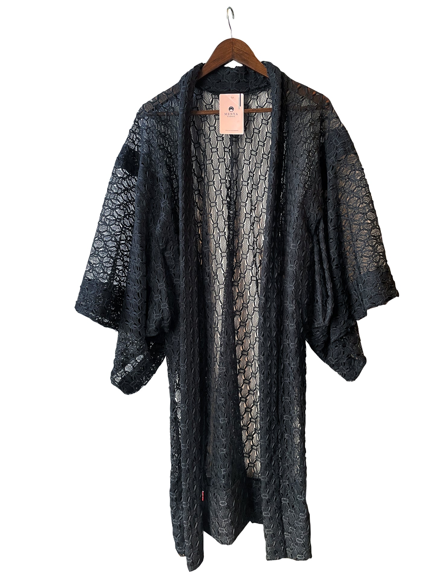 (KUON) Cotton lace haori "Tortoise shell" Ladies ready-to-wear (L size) 