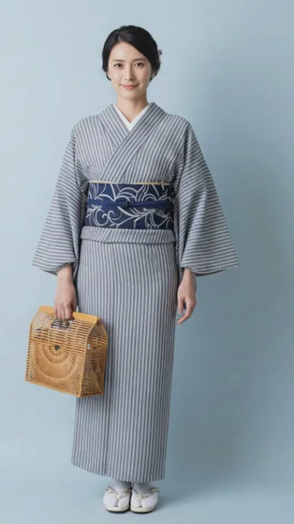 備後織木綿「綾織デニム」レディースプレタ（L)サイズ