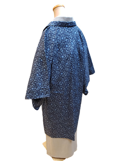 (KUON) Cotton Sarasa Haori (AZAMI) Ladies' Ready-to-Wear (M) Size 