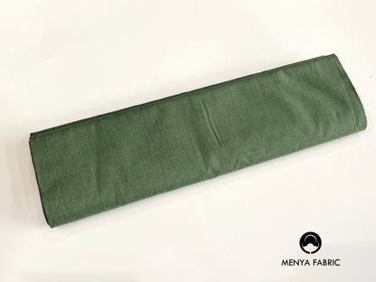 Furuwata Tozan Cotton "Pine Needle Color/Fine Stripes/No.016" *Available for kimono, haori, and men's hakama 