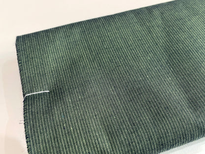 Furuwata Tozan Cotton "Pine Needle Color/Fine Stripes/No.016" *Available for kimono, haori, and men's hakama 